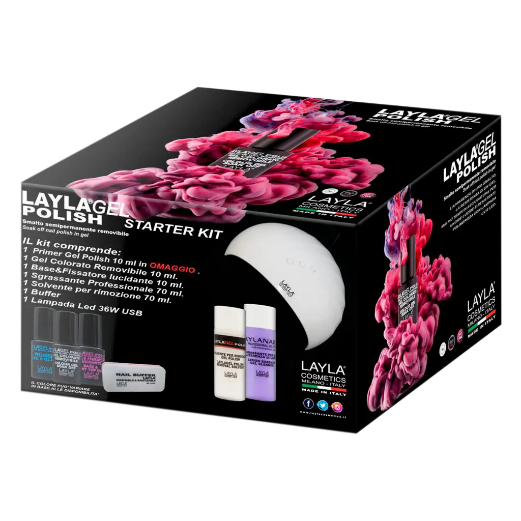 KIT GELPOLISH CON LAMPADA 36WATT - LAYLA Cosmetics