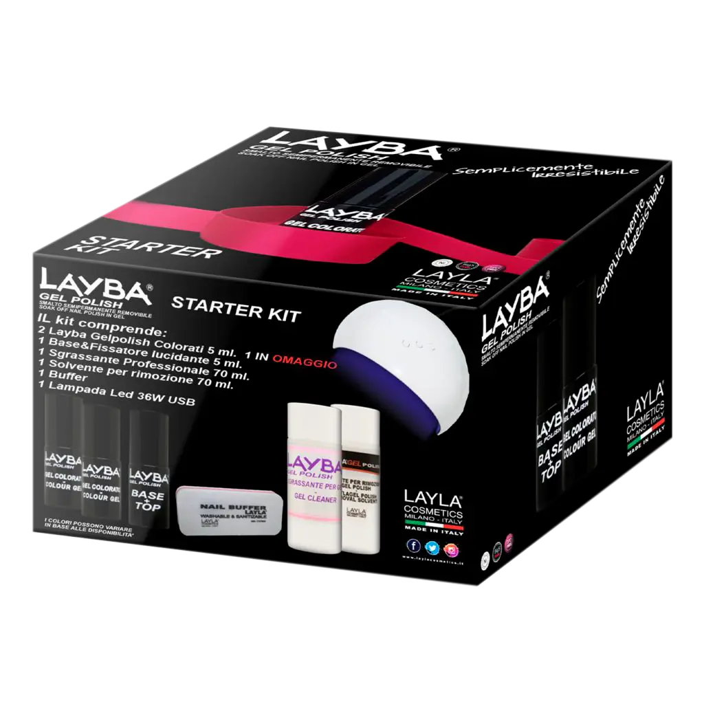 KIT LAYBA CON LAMPADA 36WATT - LAYLA Cosmetics