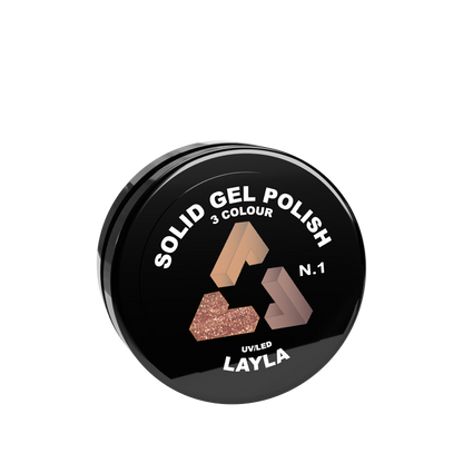 SOLID GEL POLISH PALETTE TRIO - LAYLA Cosmetics