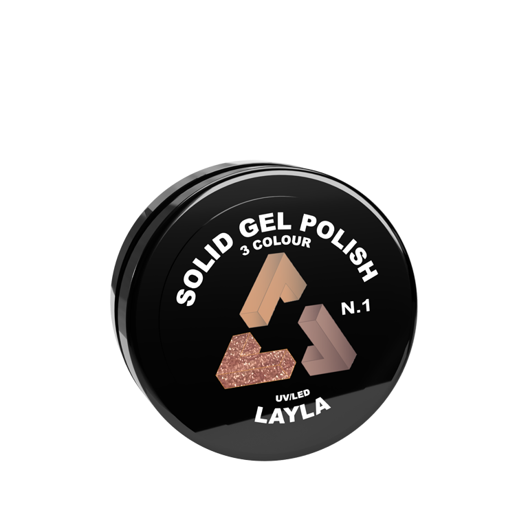 SOLID GEL POLISH PALETTE TRIO - LAYLA Cosmetics